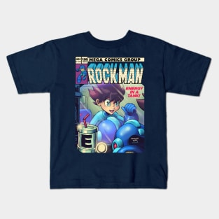 Rock Man Comics Kids T-Shirt